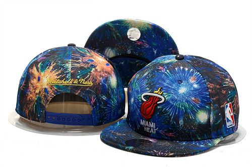 NBA Miami Heat MN Snapback Hat #128